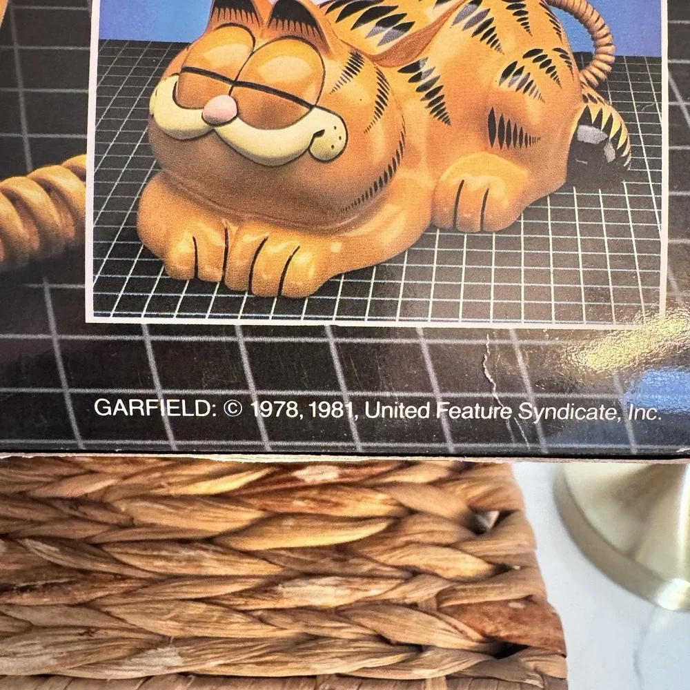 Vintage 1986 Tyco Garfield Telephone 80s Collectible w/ Box And Inserts